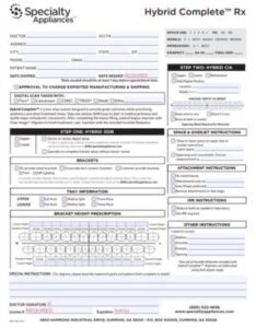 Rx Sheet Hybried Complete Specialty Appliances