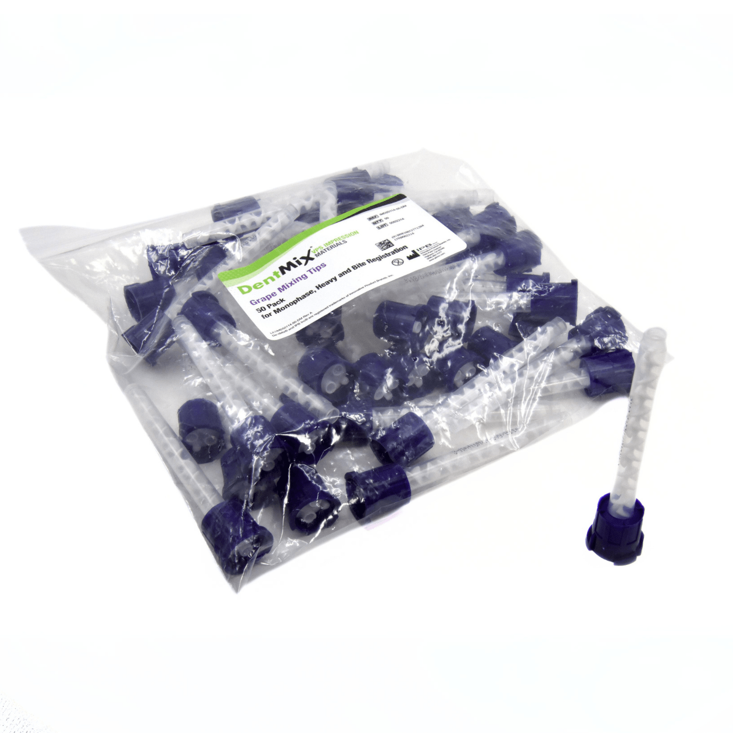 thumbnail image 2 of SEM 70011 Integral Nut Square Static Mixing Tips – 6 Tips Per Pack – For 2-Part Cartridges 2 of 2